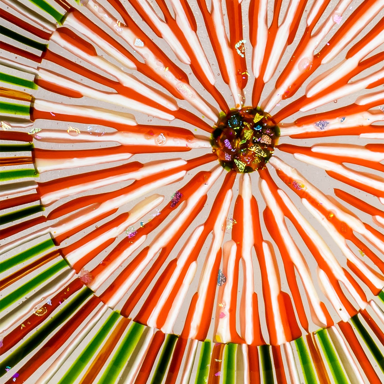 Iron Fuser 8 — closeup of the radial center